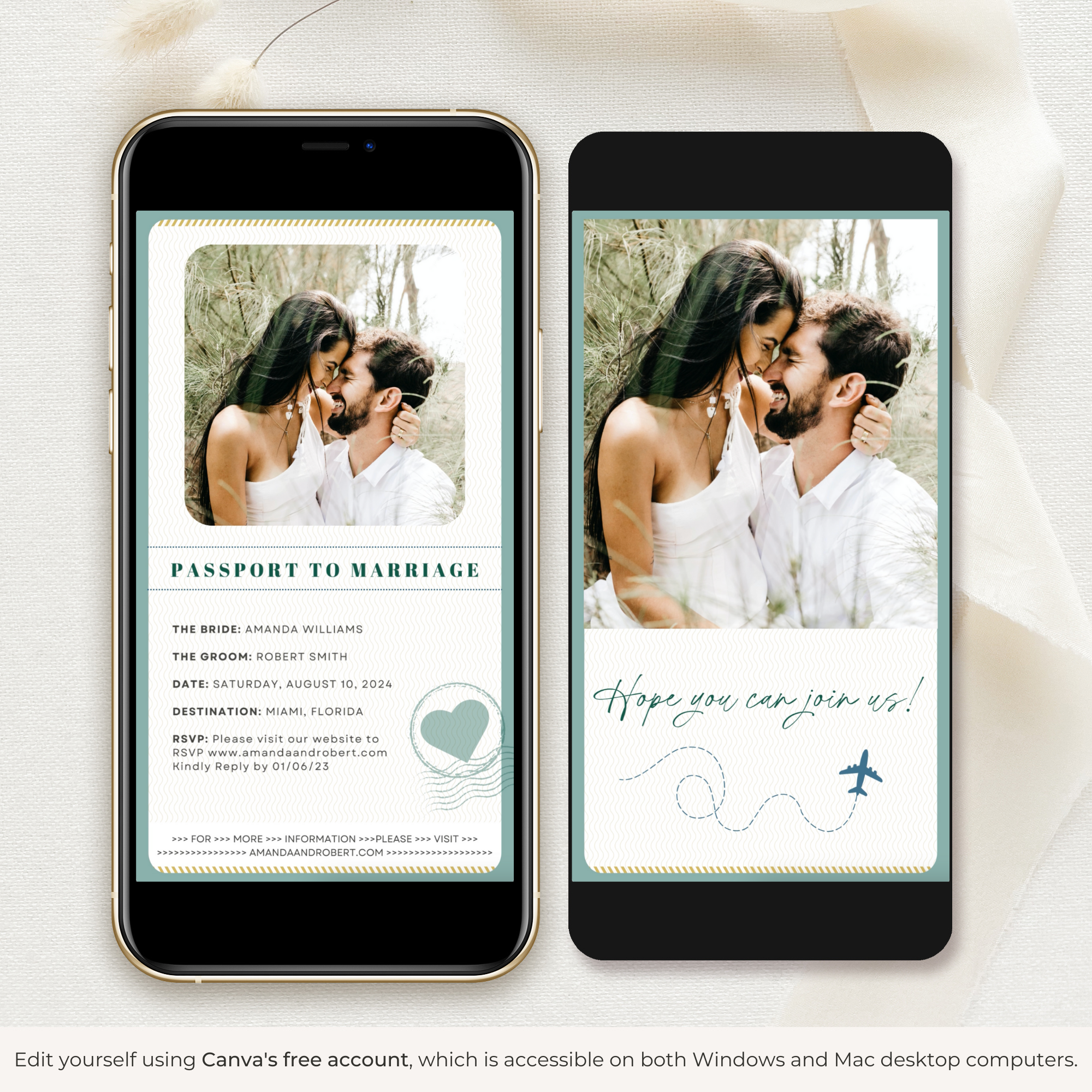 ISLA Passport Save the Date Video Template