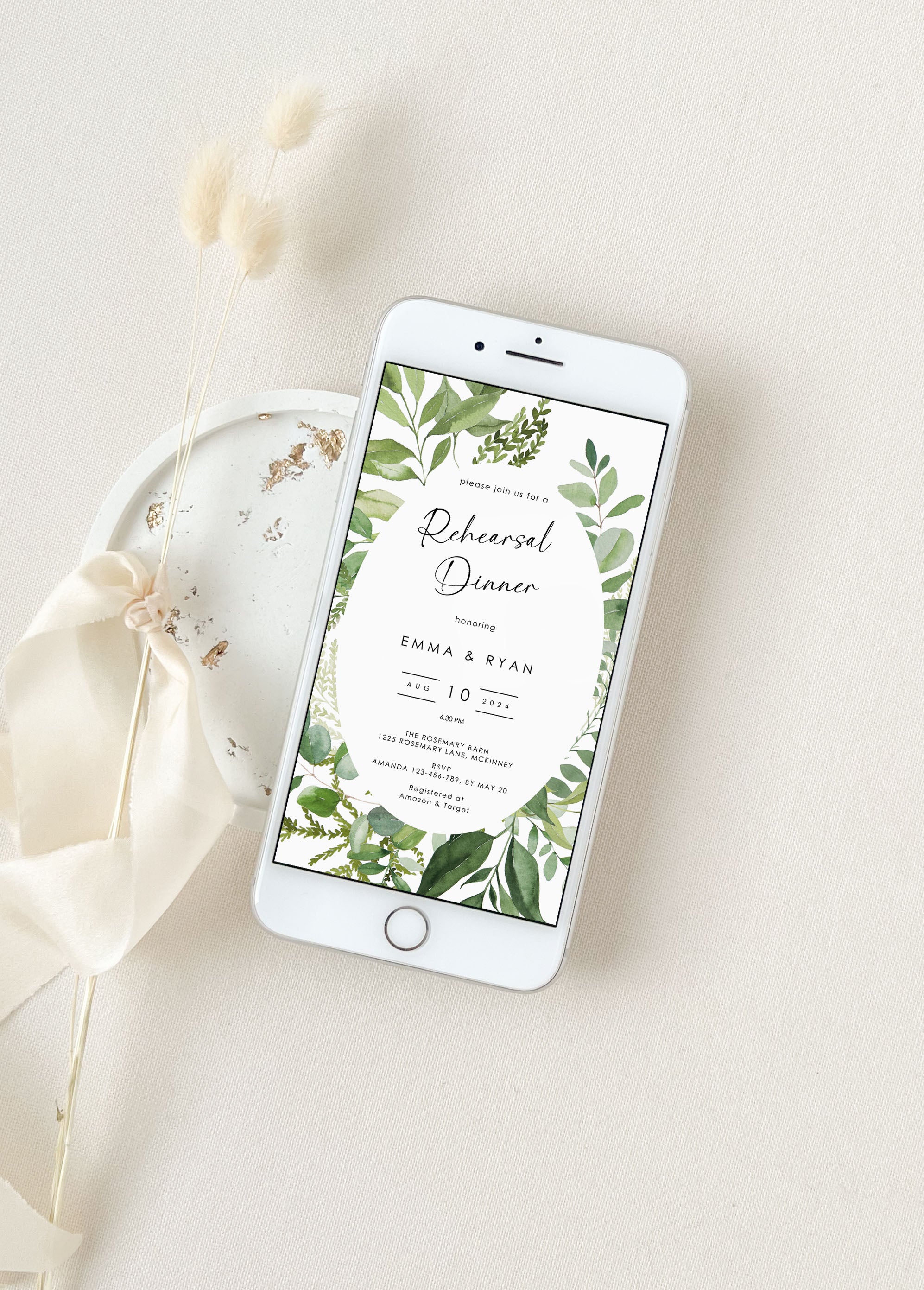 Rustic Rehearsal Dinner Invitation Evite