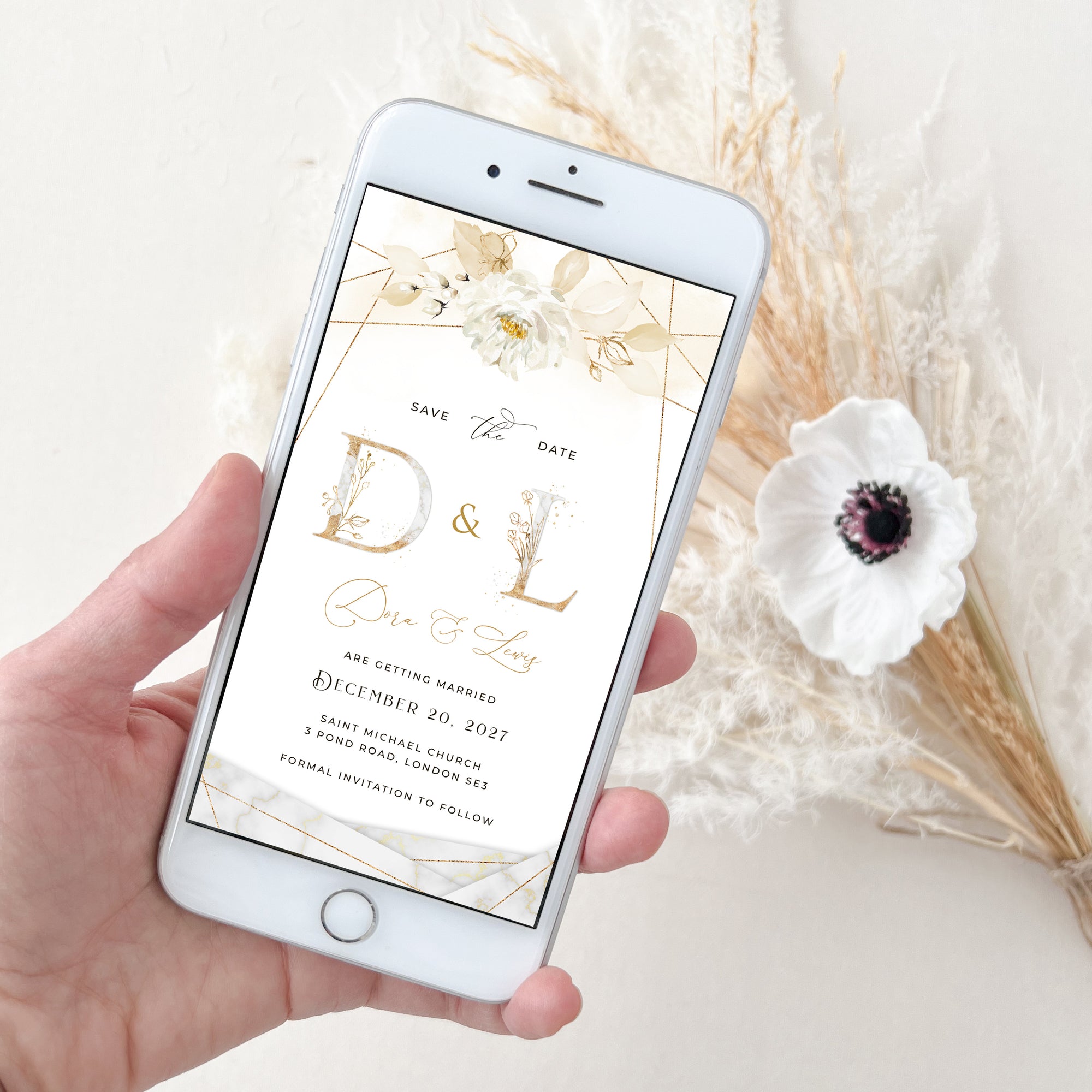 Dora | Elegant Save the Date Digital