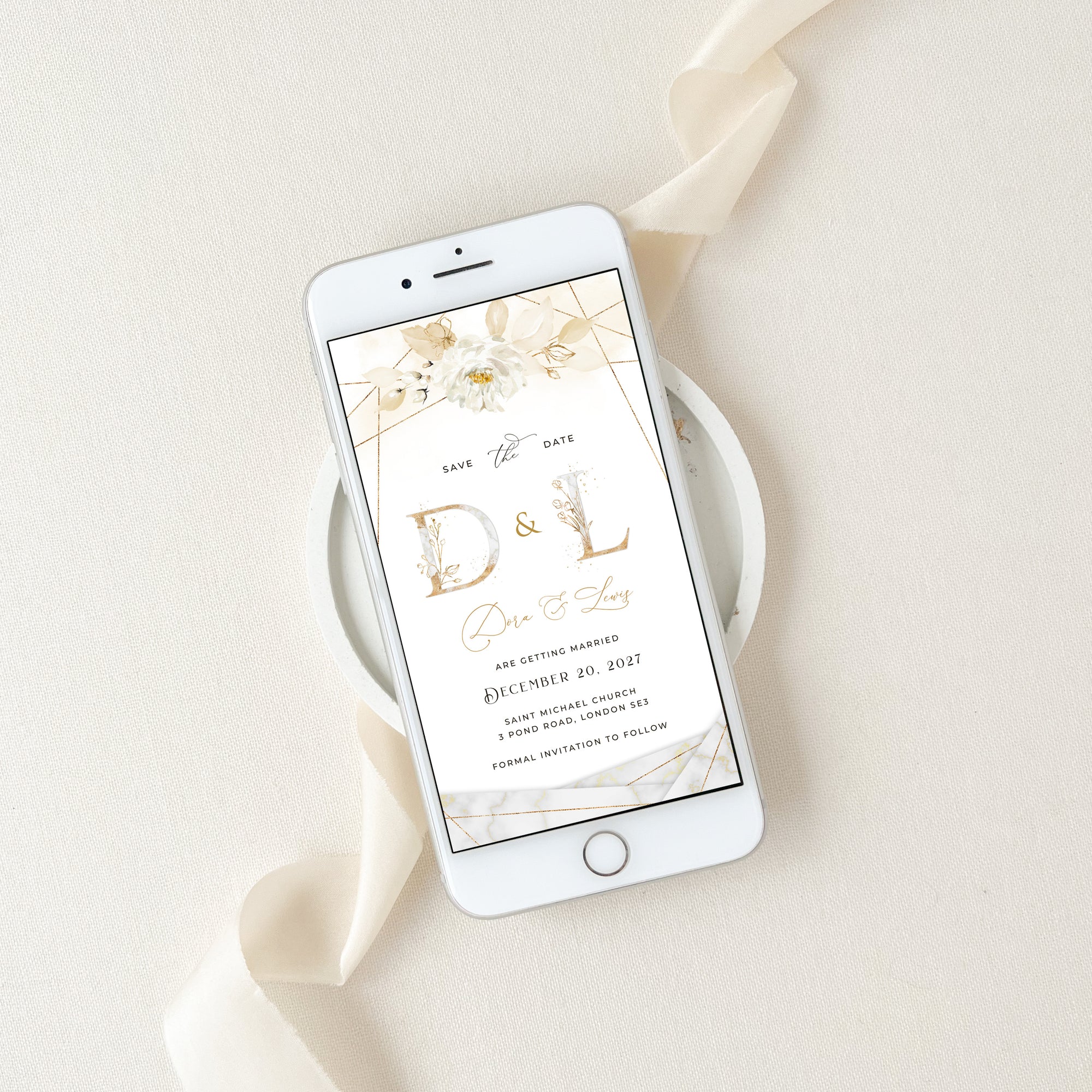 Dora | Elegant Save the Date Digital