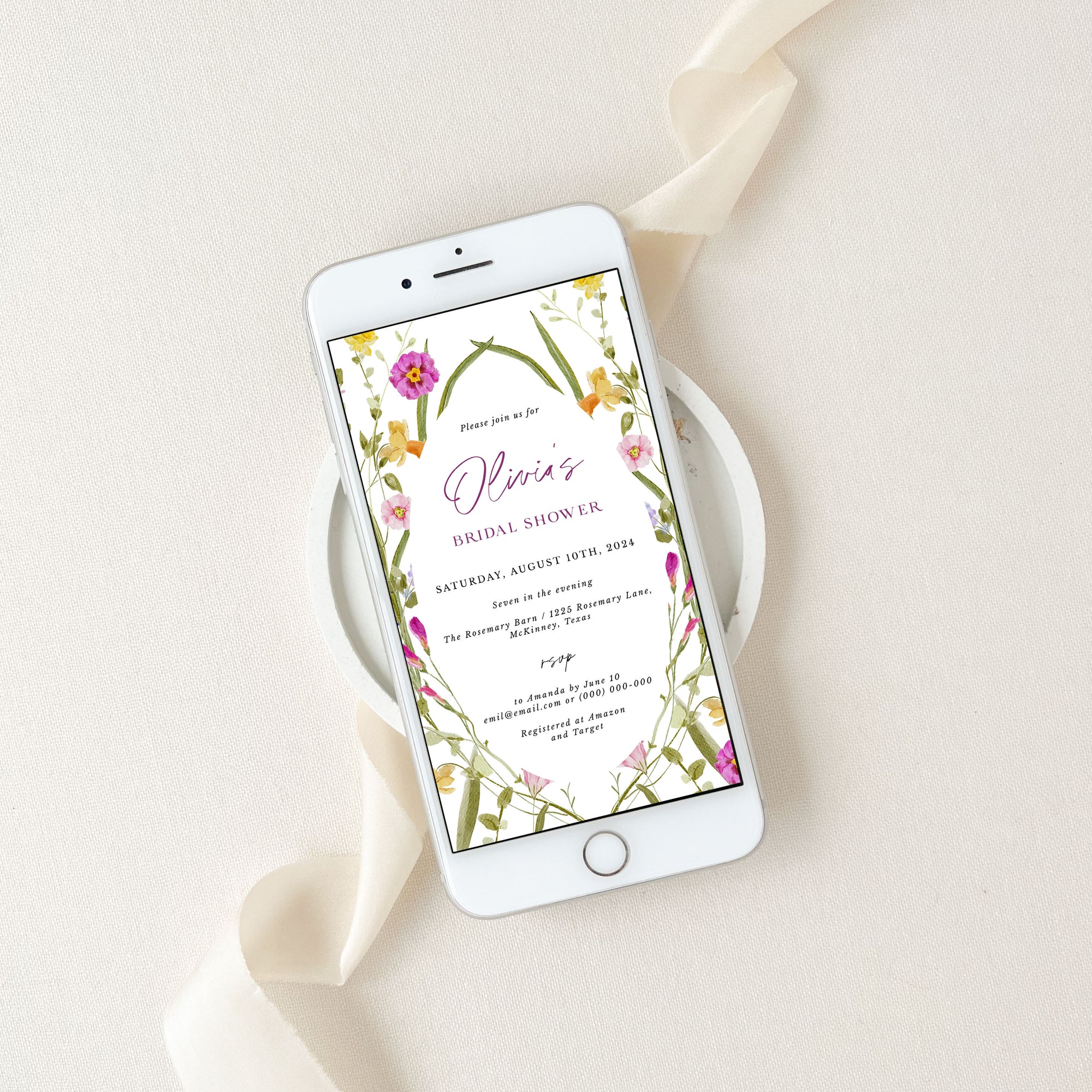 CLOE Bridal Shower Invitation Evite