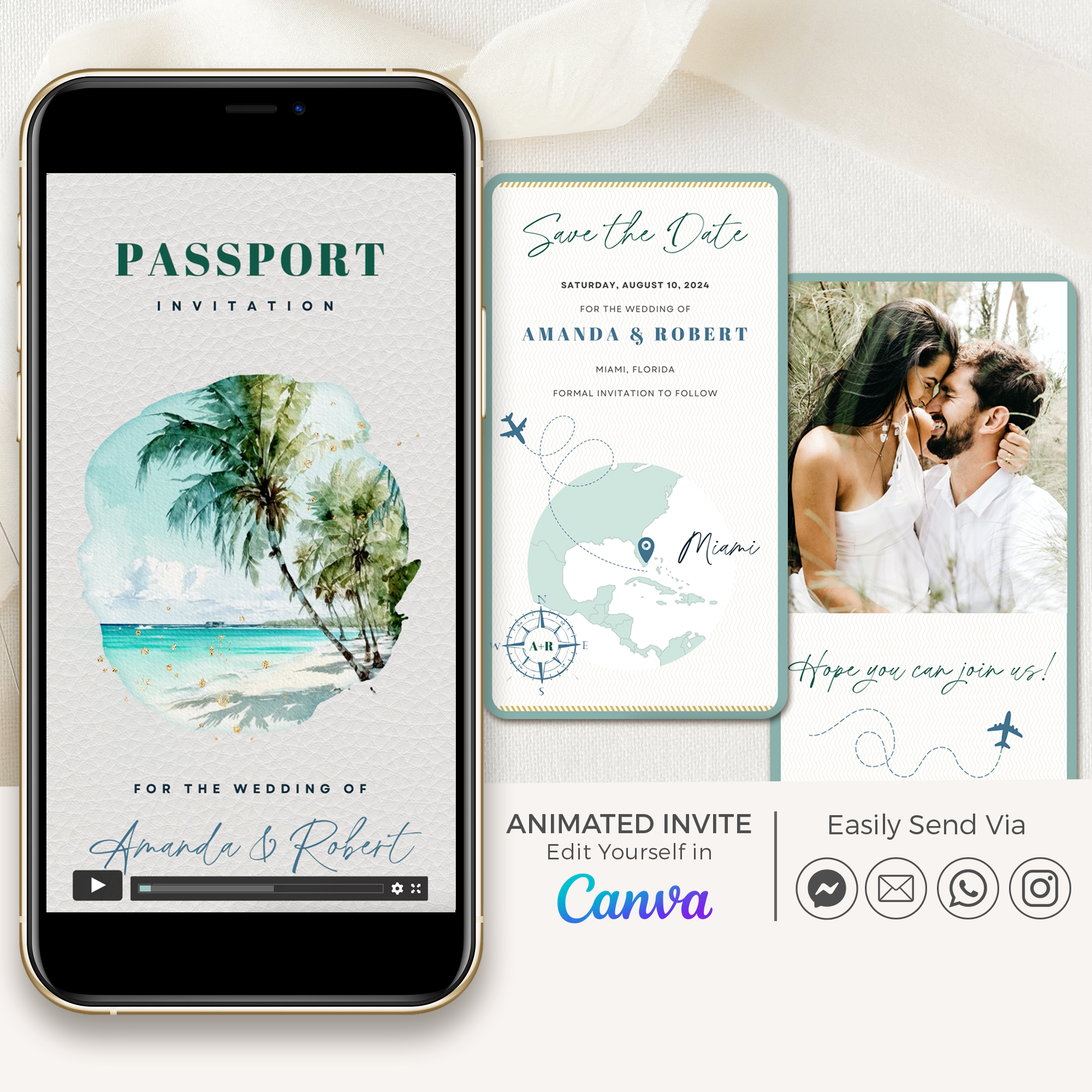 ISLA Passport Save the Date Video Template