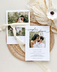 ELLA Couples Wedding Shower Invitation With Photo