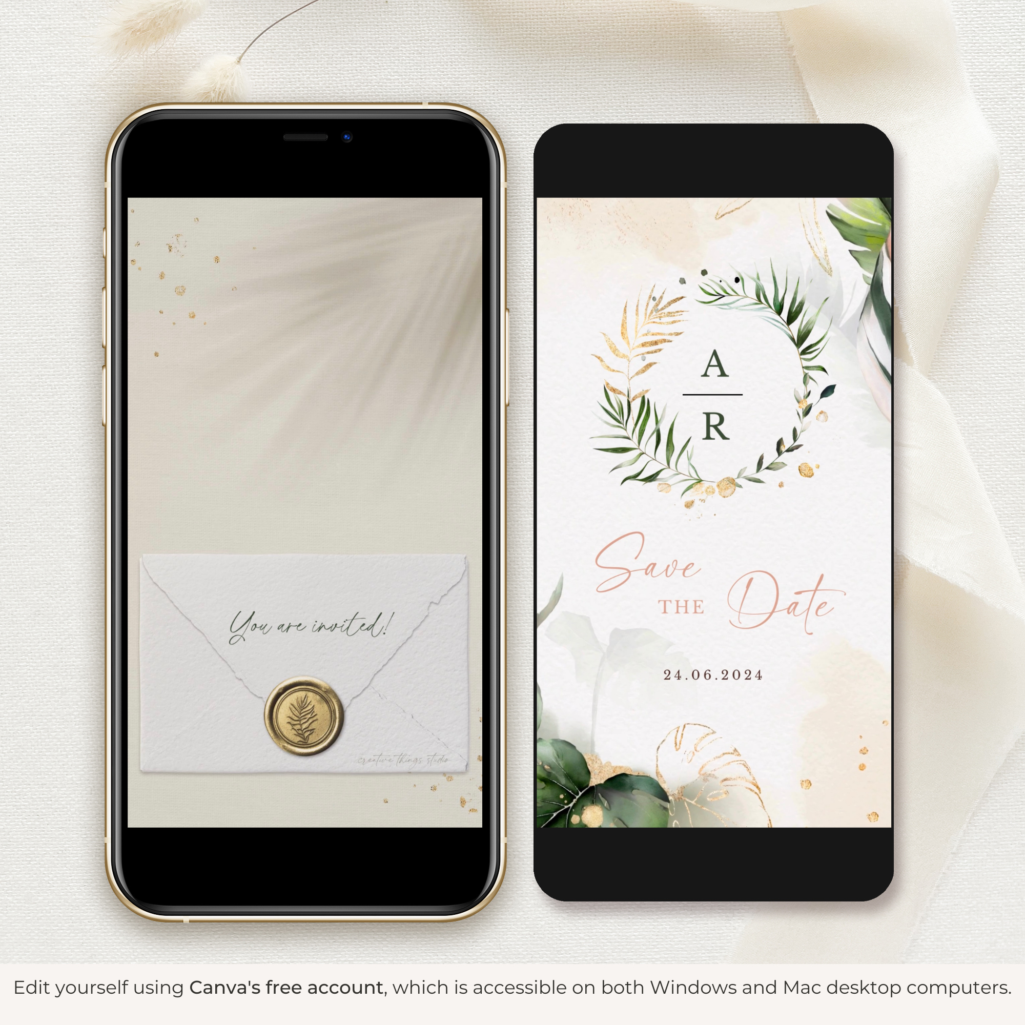 PALMA Tropical Save the Date Video Template