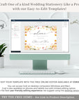 JUNE Wedding Welcome Sign Template