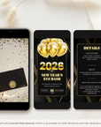 Animated Invitation to A New Year Party