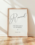 ELLA Printable Reserved Signs for Wedding