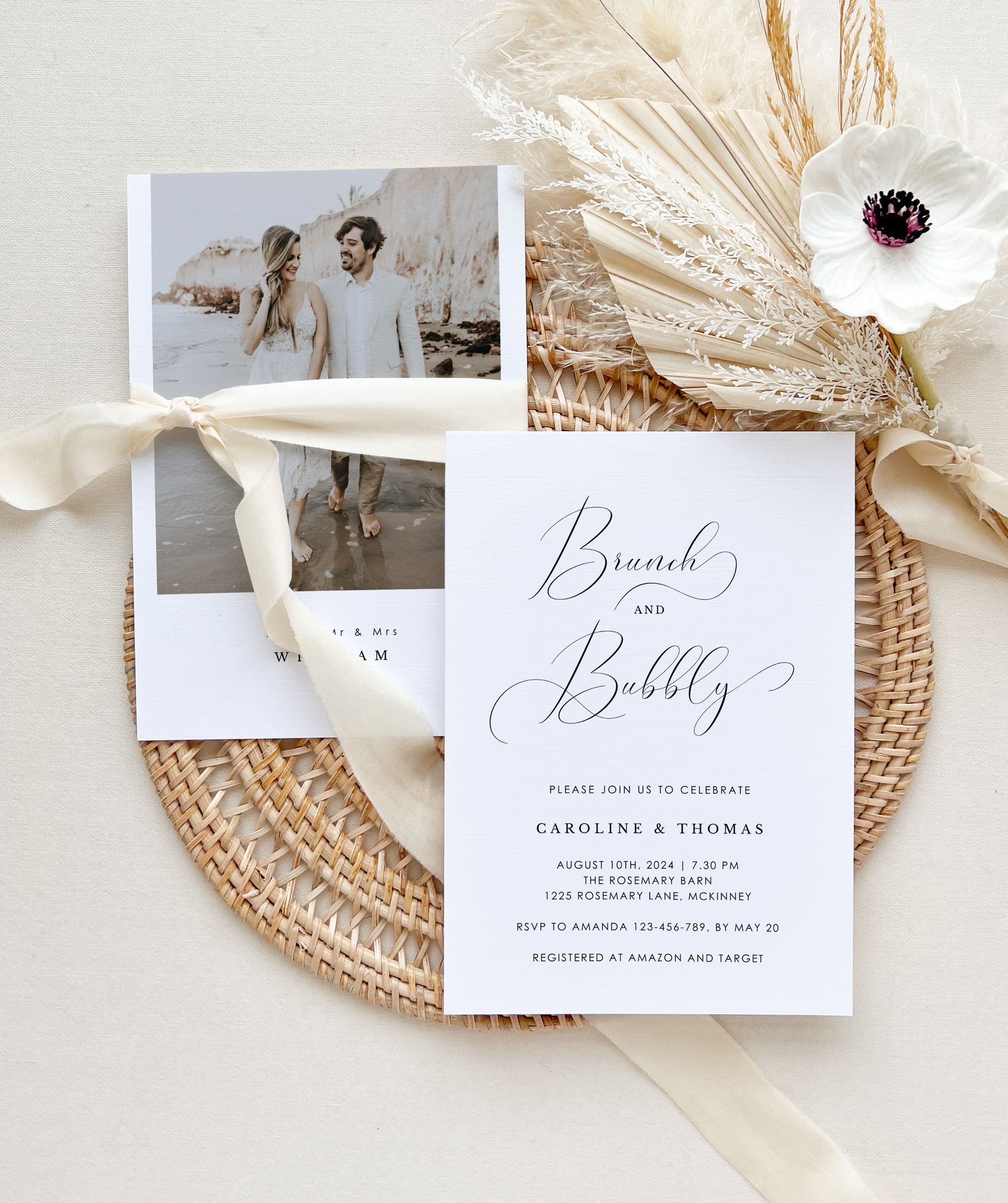 ELLA Couples Shower Brunch Invitation Template