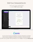 Passport Save the Date Video Template - Taupe