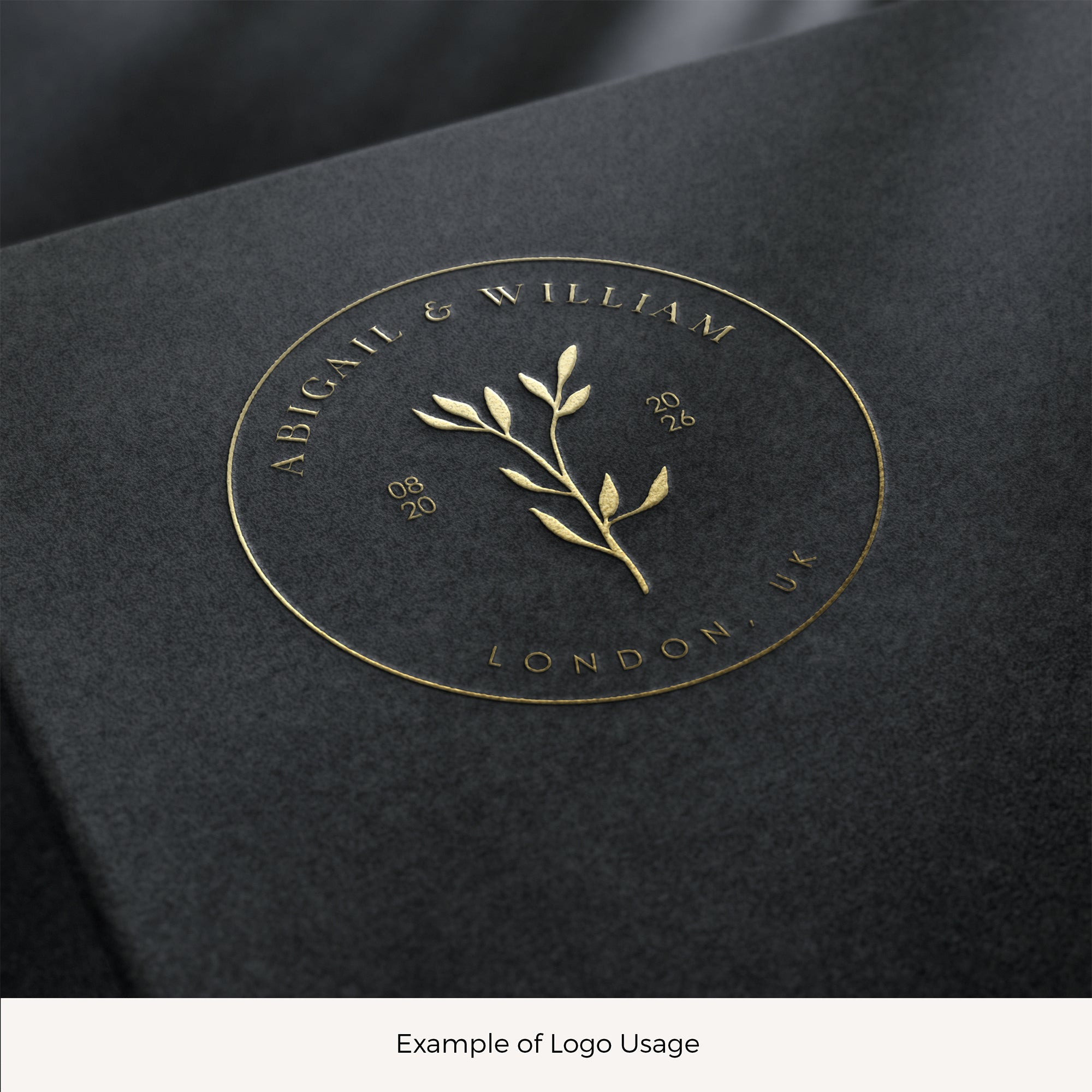 ABIGAIL Botanical Wedding Logo