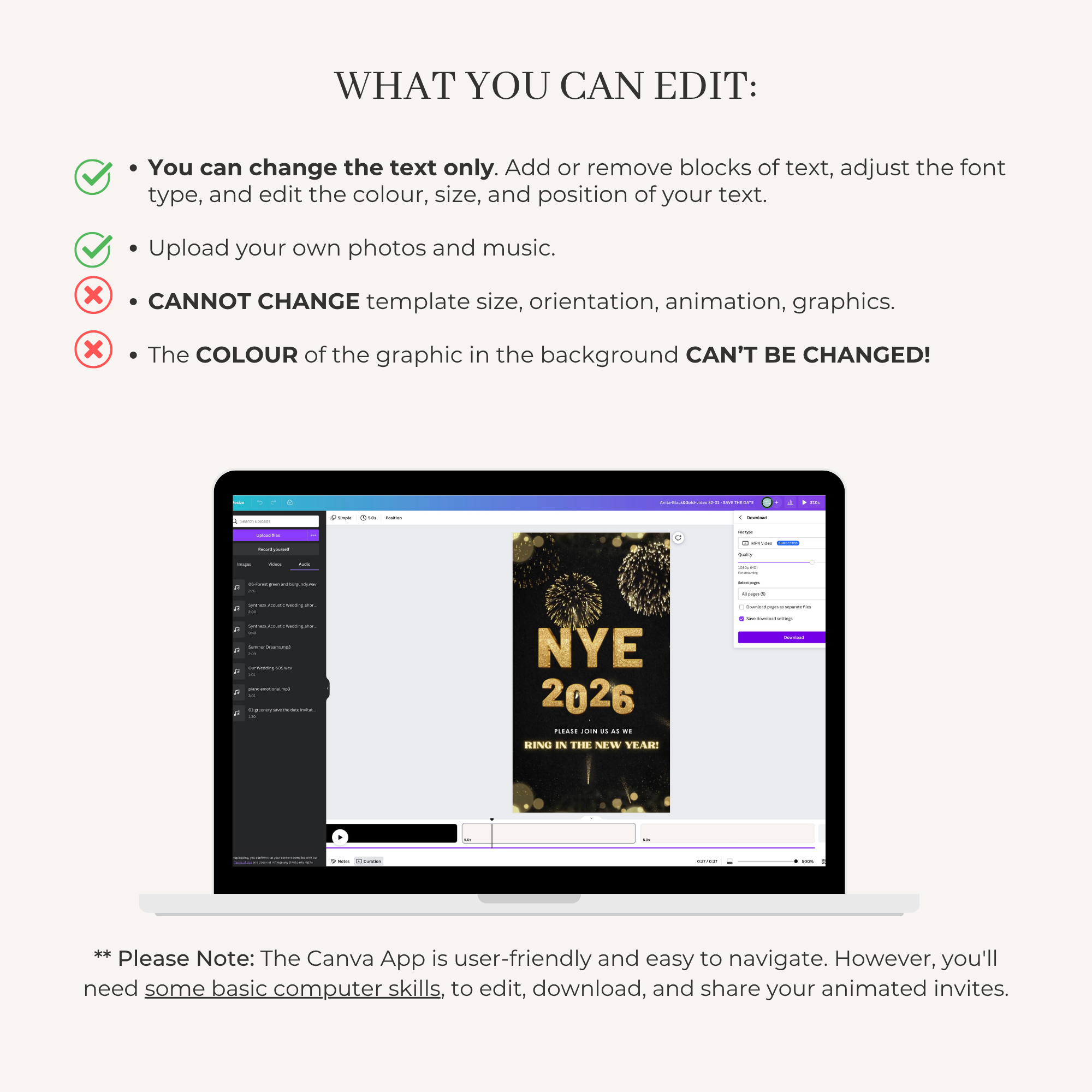 Animated Invitation New Years Eve Party