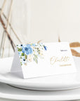 AZZURRA Place Cards Template