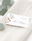 APRIL Wedding Place Card Template
