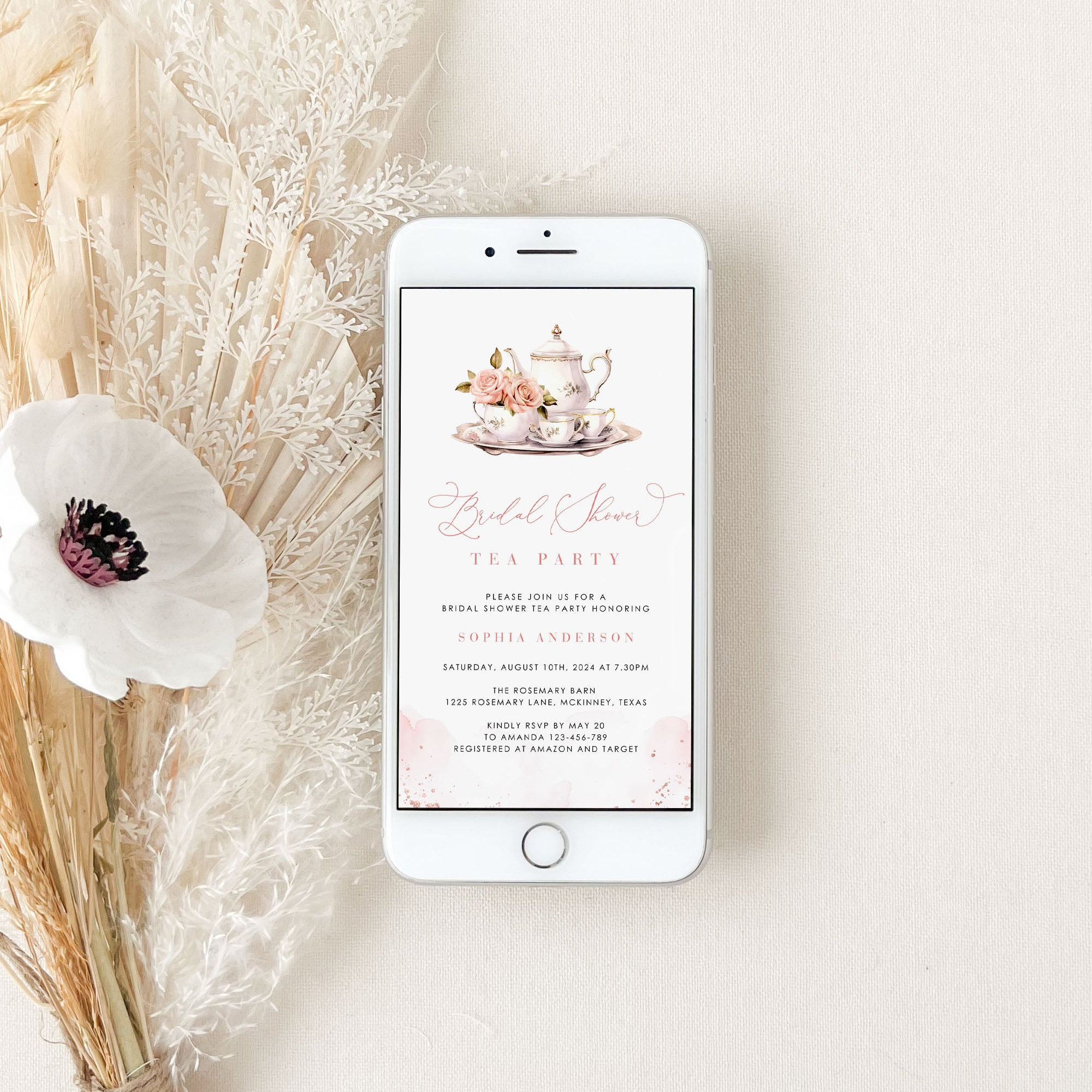 Tea with The Bride to Be Invitation Evite