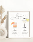 ELLA Signature Cocktail Sign Template