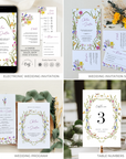 CHLOÉ Floral Wedding Stationery Templates Bundle