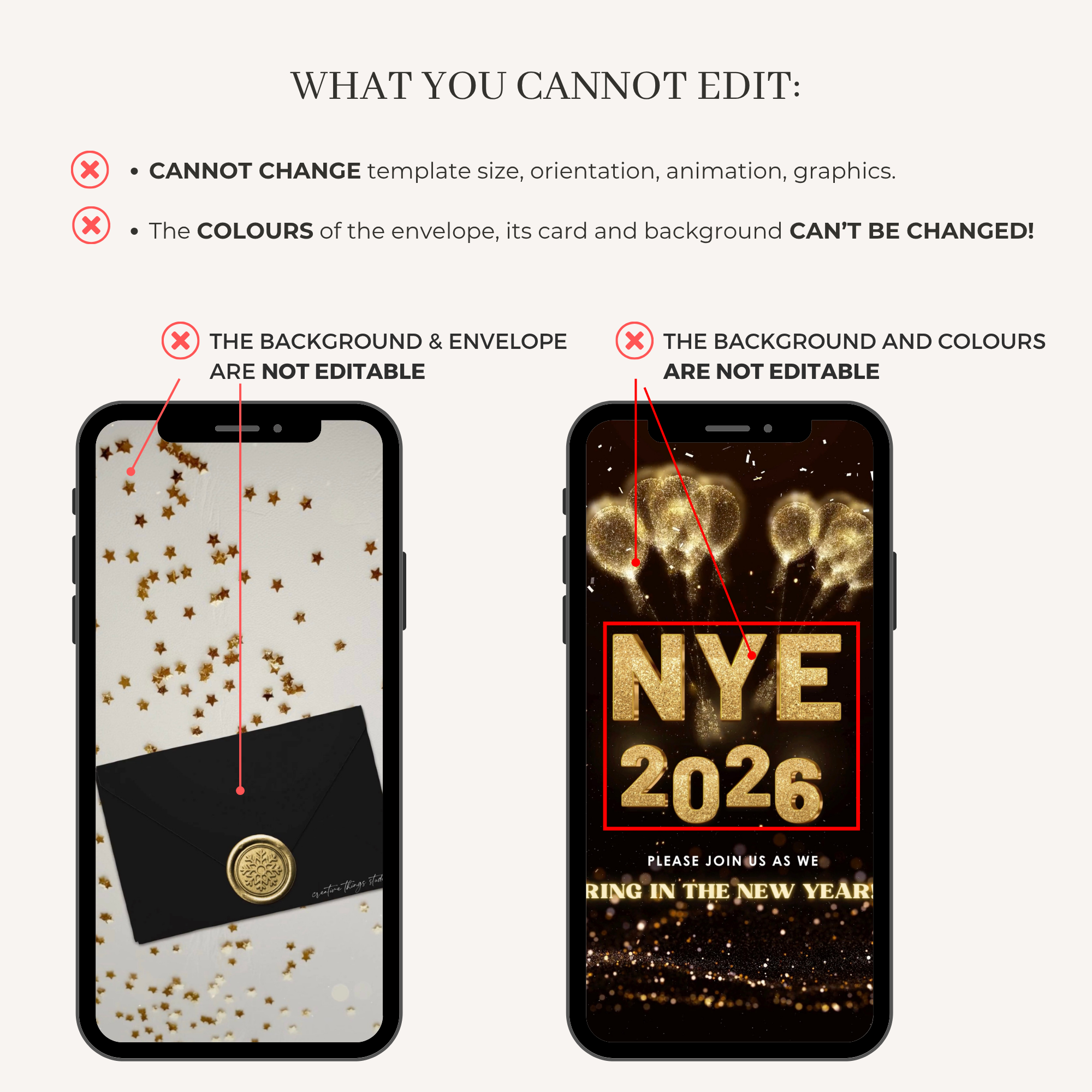 New Year&#39;s Eve Invitation Video