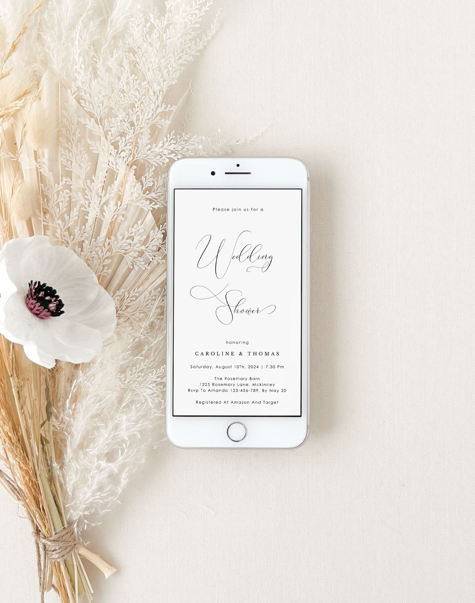ELLA Couples Wedding Shower Invitation Evite