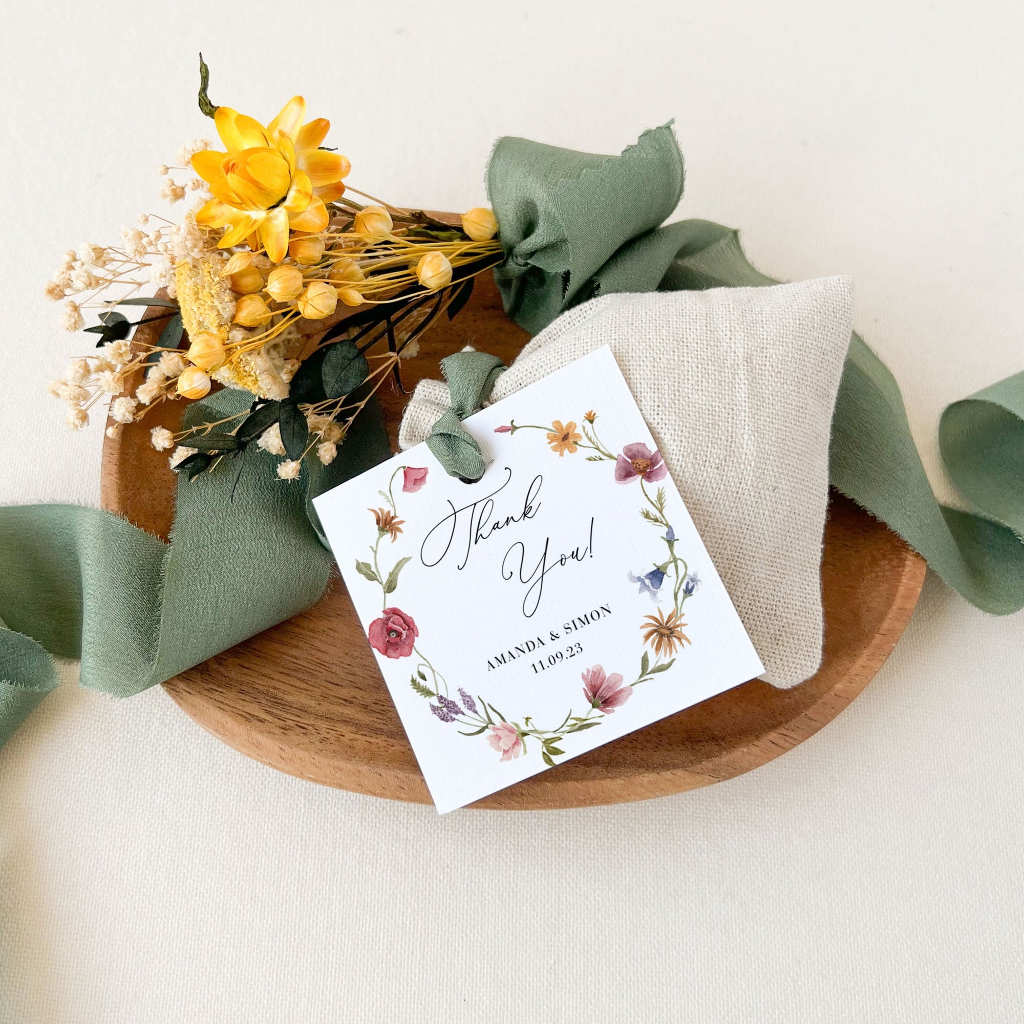APRIL Printable Thank You Tags Theme