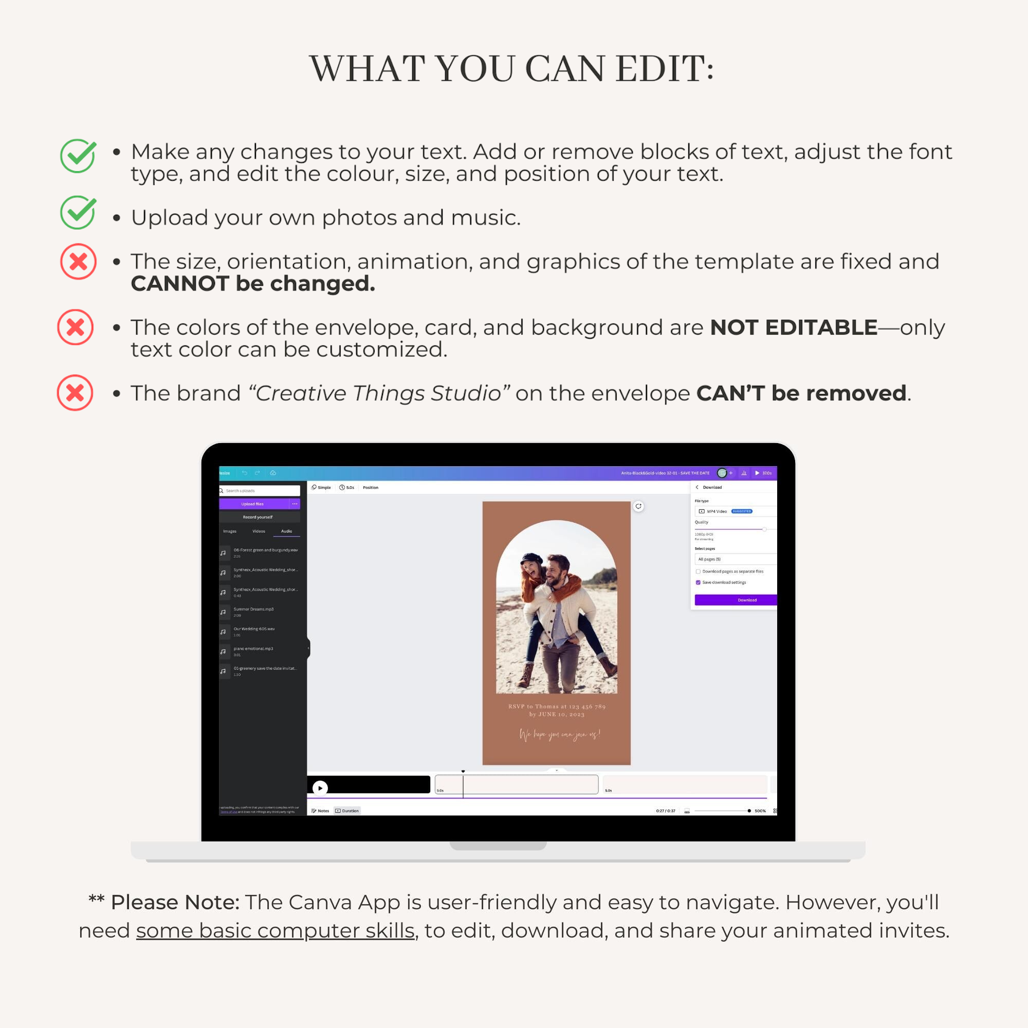 GIGLIOLA Save the Date Video Template - Terracotta