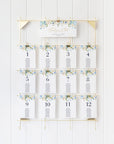 AZZURRA wedding Seating Cards Template