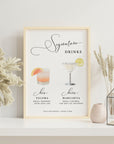 ELLA Signature Cocktail Sign Template