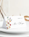 APRIL Wedding Place Card Template