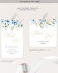 AZZURRA Printable Wedding Favour Tags