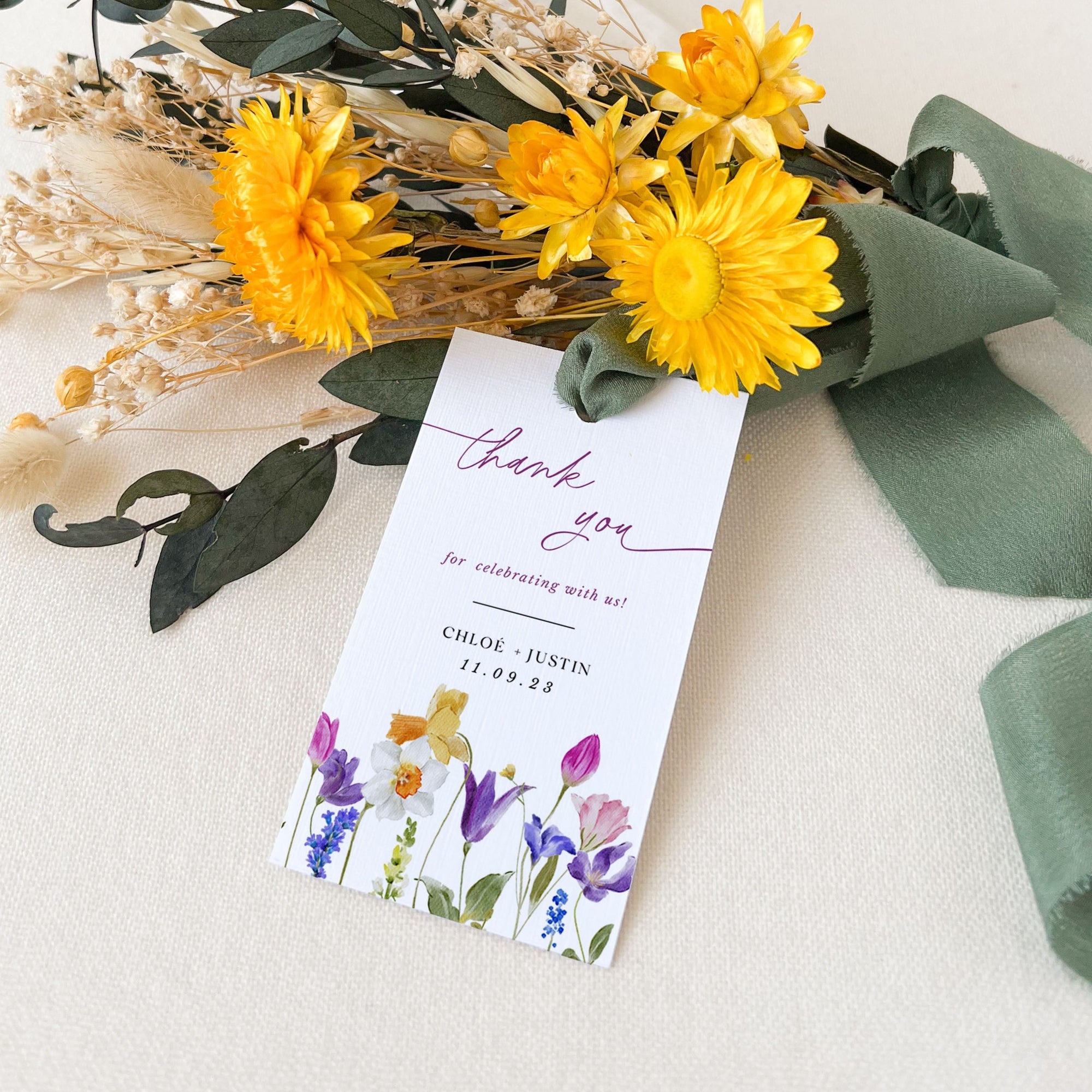 CHLOÉ Printable Thank You Tags Theme
