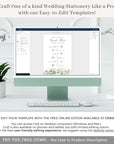 FLORA Rustic Wedding Fan Program Template
