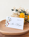 APRIL Wedding Place Card Template