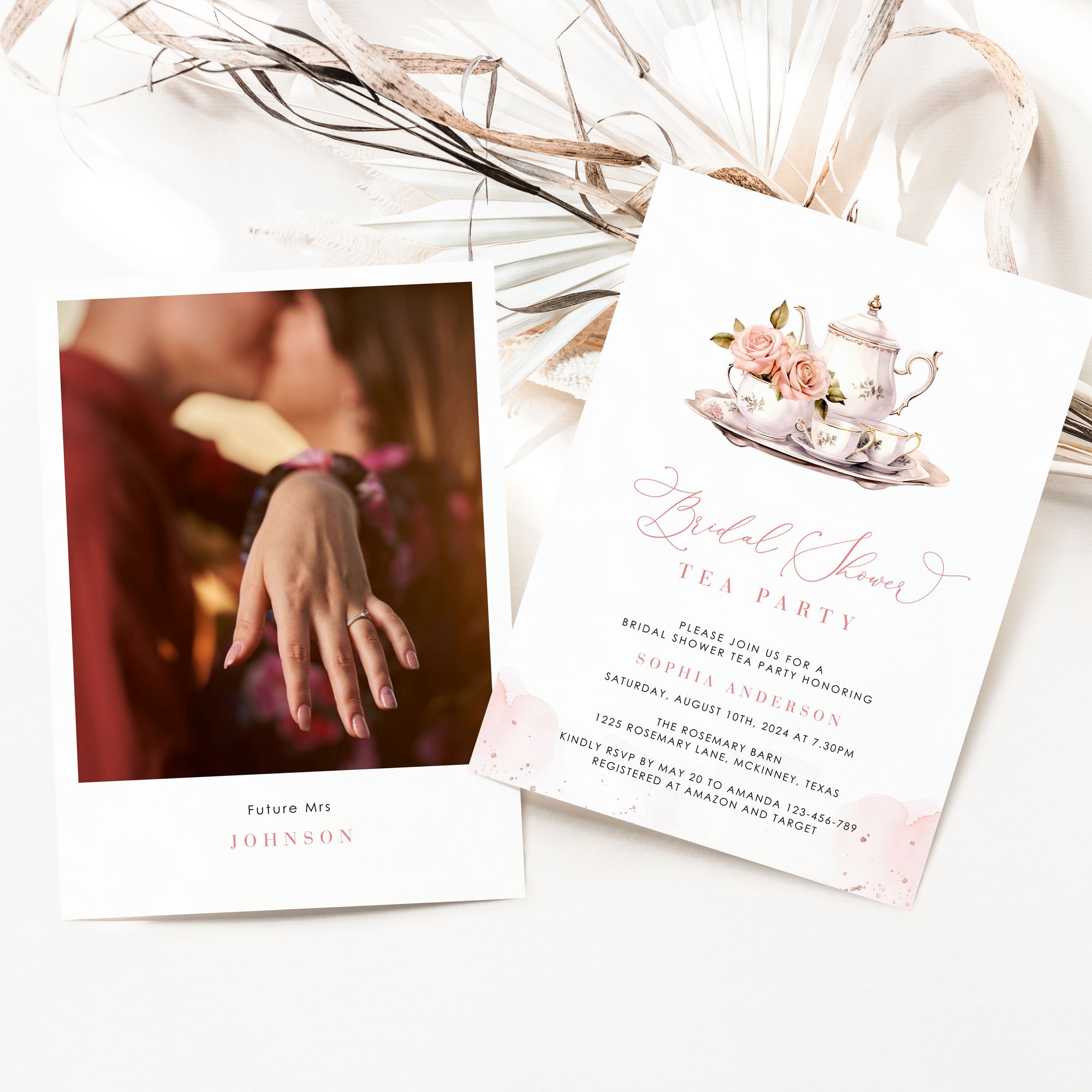 Tea with The Bride to Be Invitation Printable