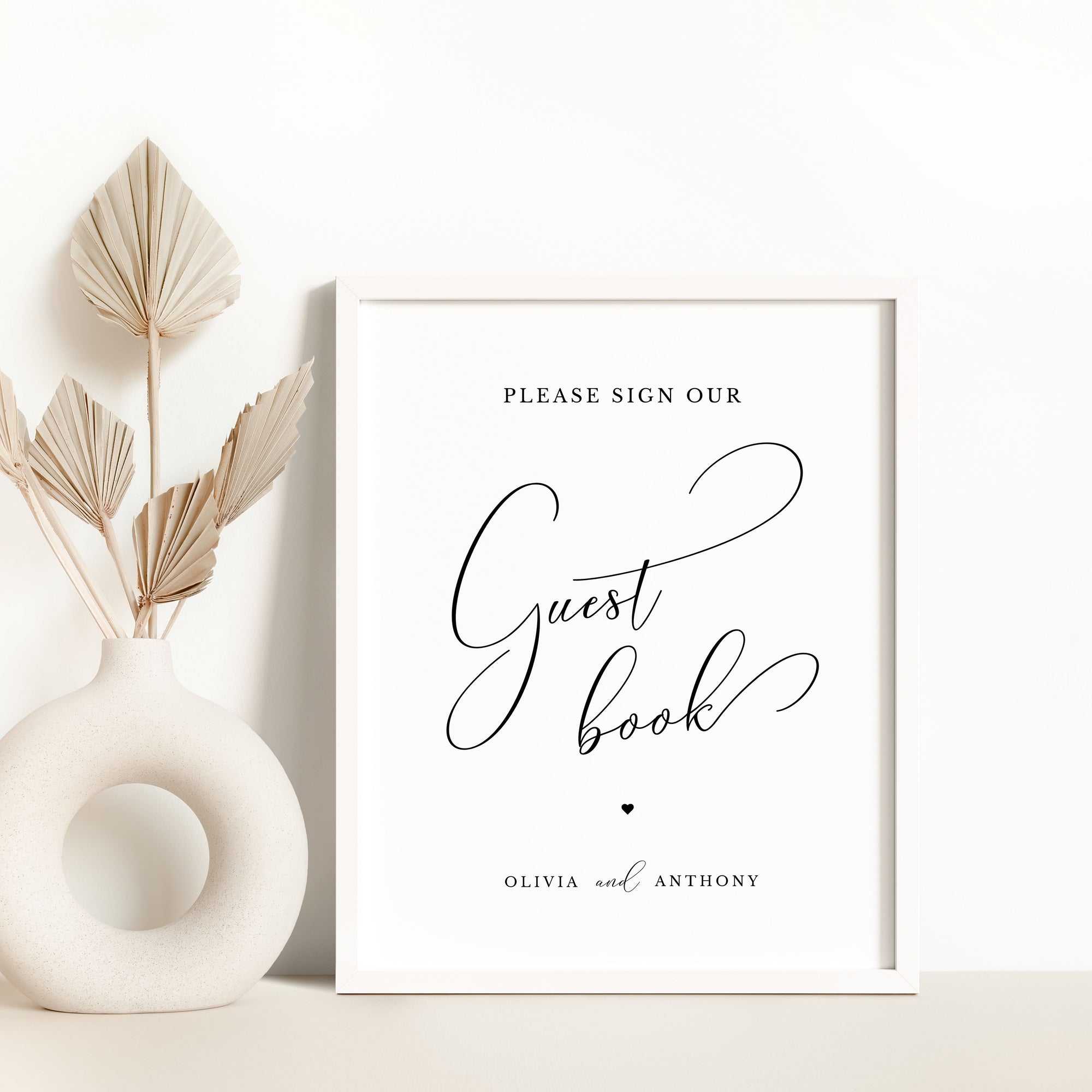 ELLA Printable Sign for Wedding Guest Book