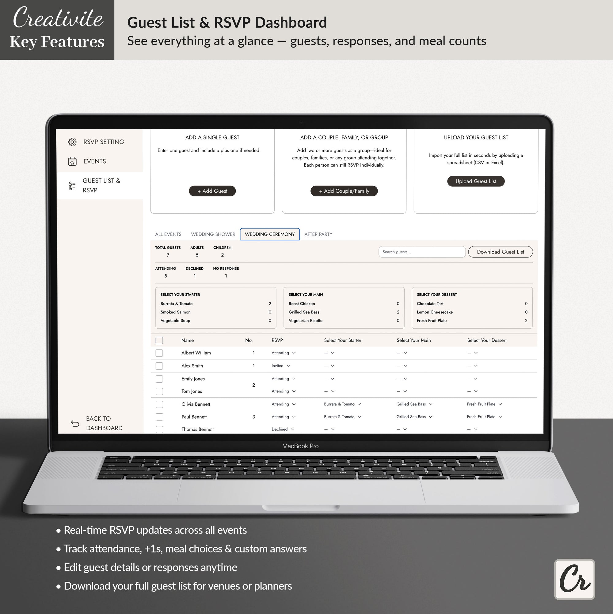 Beach Themed Canva Wedding Website Template with Online RSVP