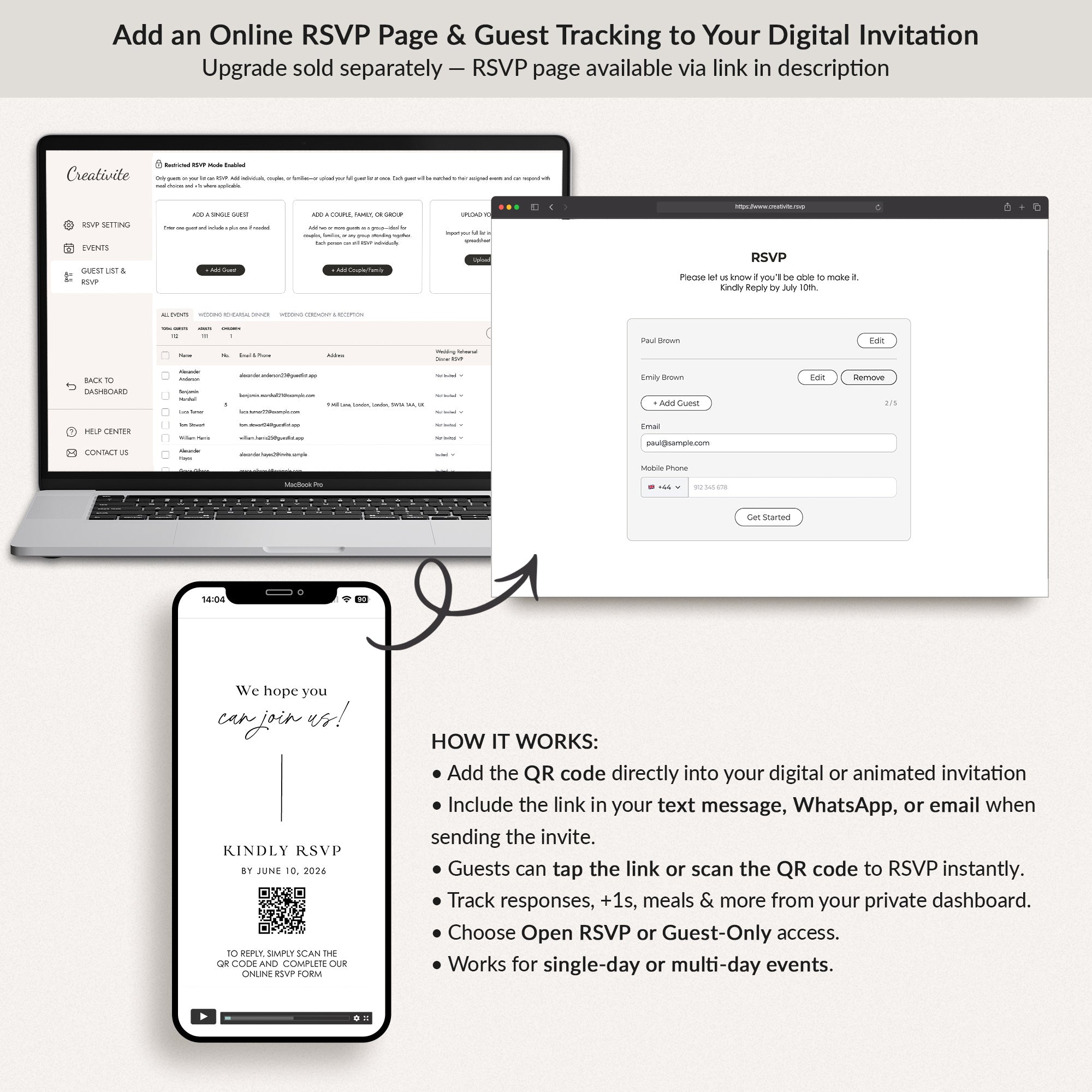 ISLA Boarding Pass Wedding Invitation Video Template