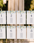 AZZURRA wedding Seating Cards Template