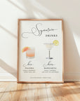 ELLA Signature Cocktail Sign Template