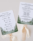 GAIA Wedding Program Fan Template