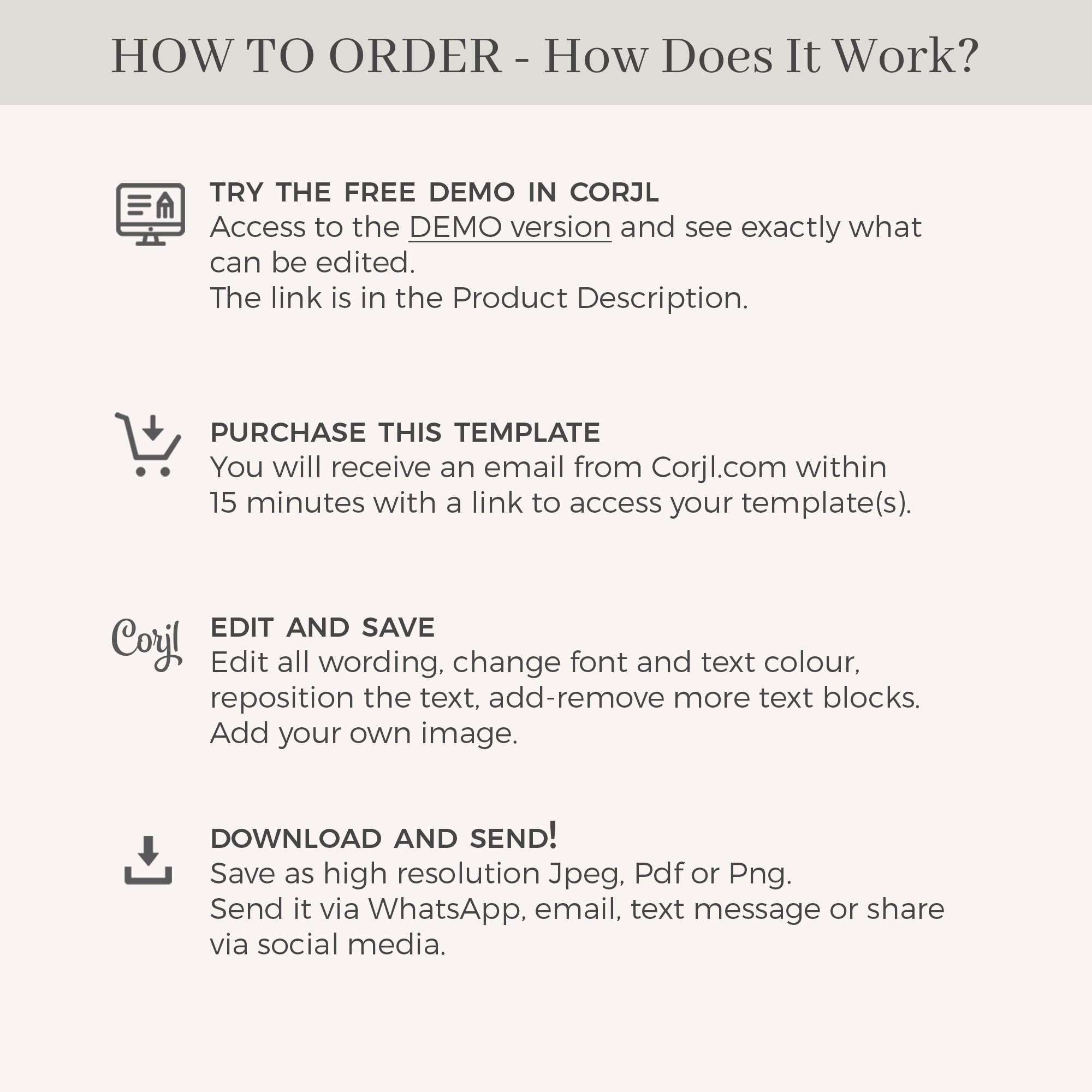 CLOE wedding Rehearsal Dinner Digital Invitation