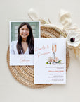 Champagne Brunch Bridal Shower Invitation Template