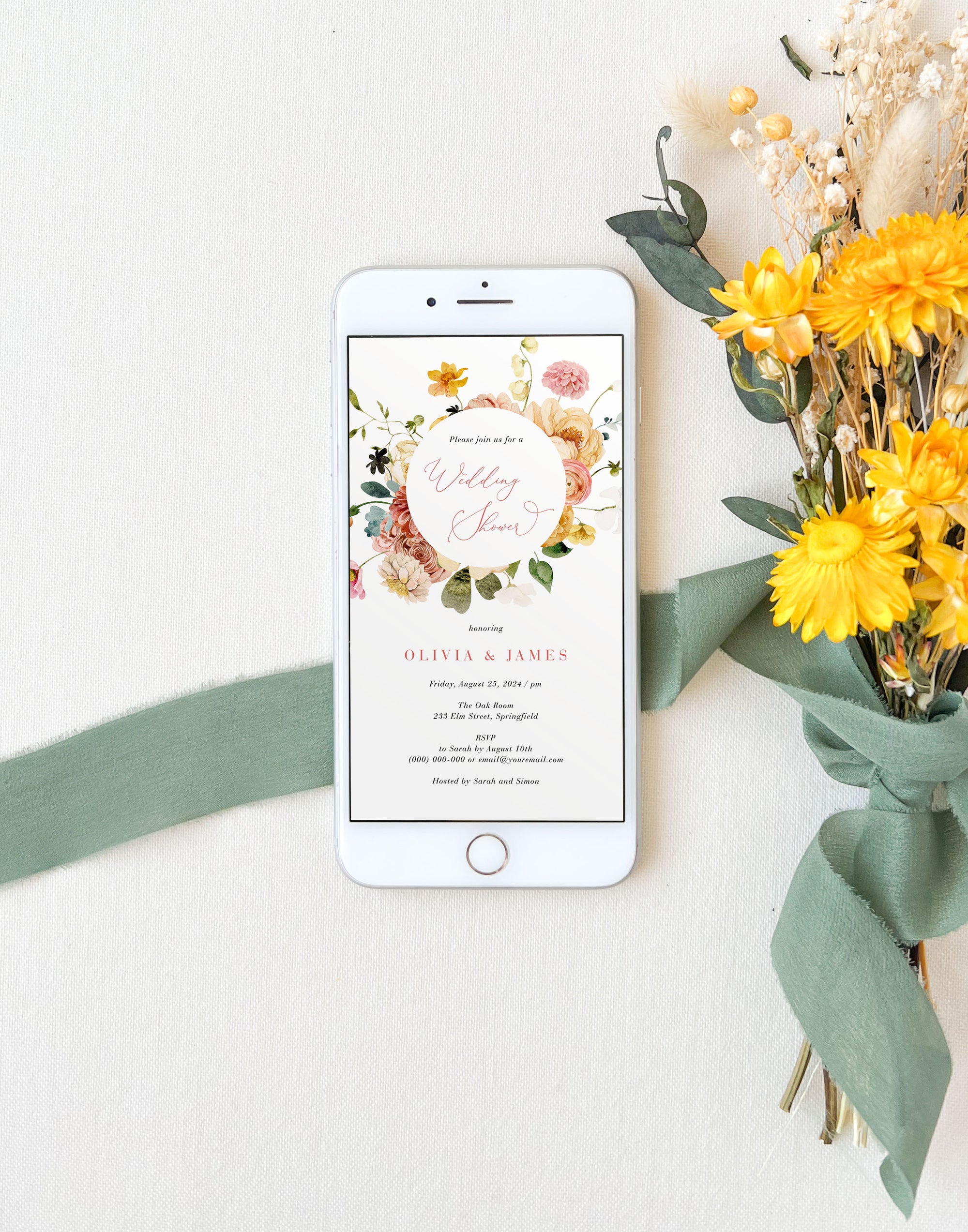 JUNE Wedding Shower Invitation Evite