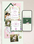 CLOE Spring Wedding Online Digital Save the Date