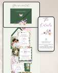 CLOE Wedding Website Template for Canva with RSVP