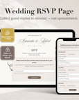 Online Wedding RSVP Page — Collect & Track Guest Replies | Creativite