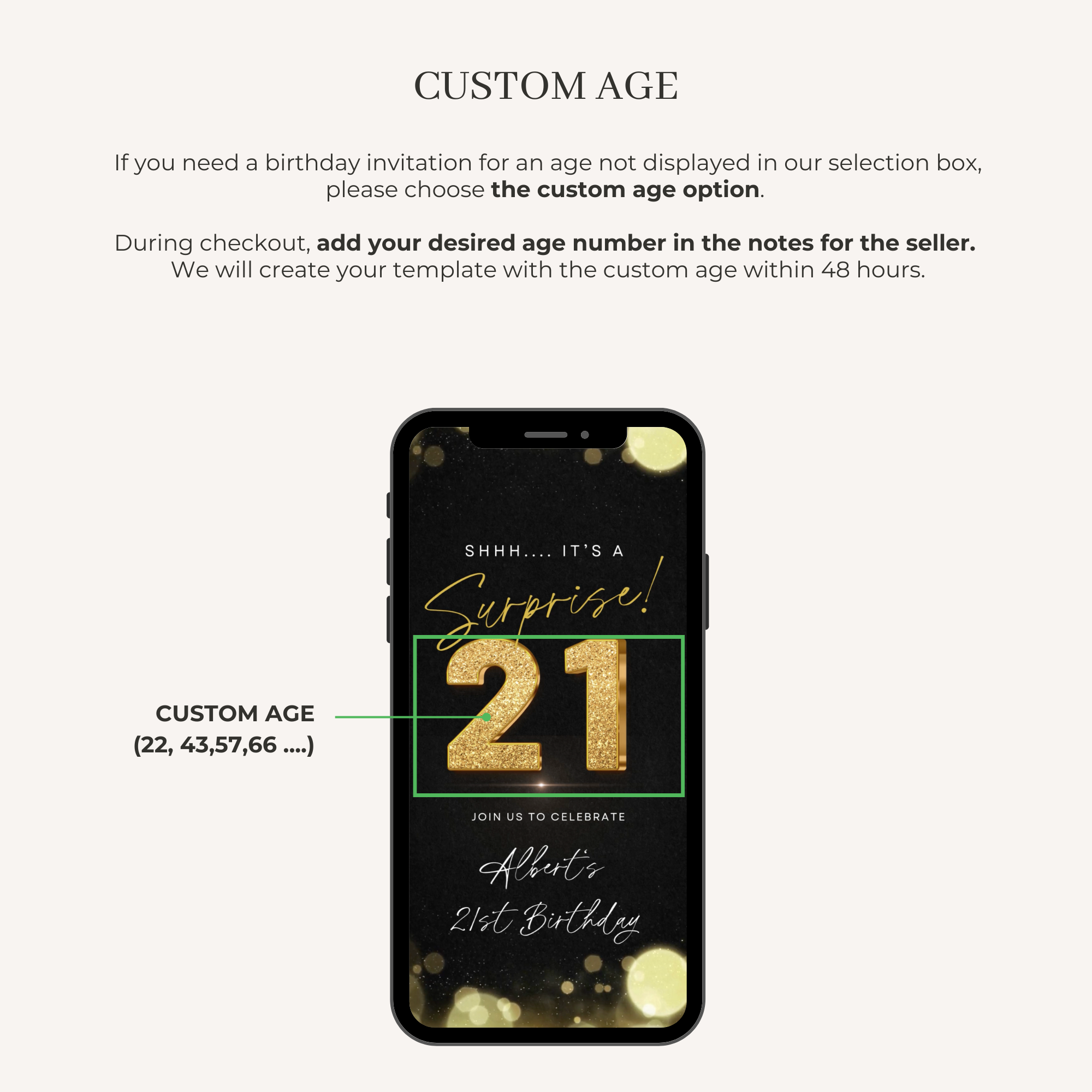 ZEST Birthday Invitation Video Template