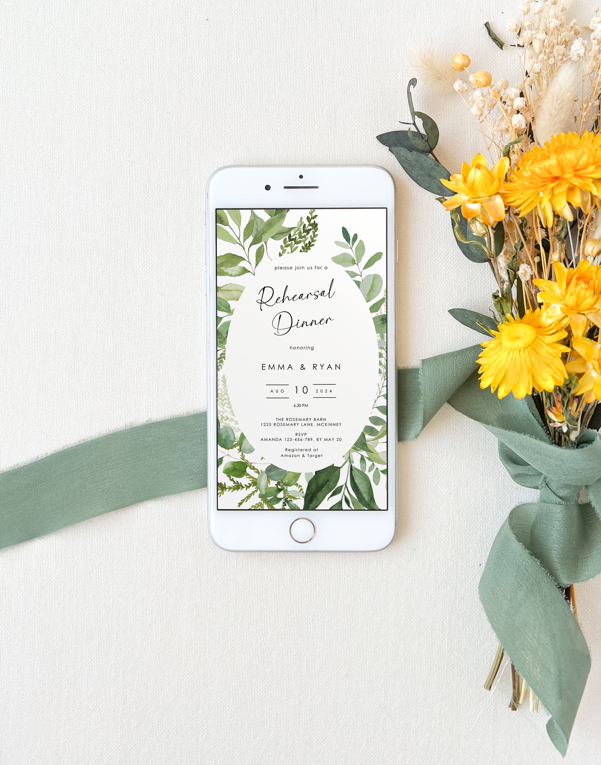 Rustic Rehearsal Dinner Invitation Evite