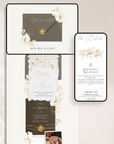 DORA Wedding Website Template for Canva with RSVP