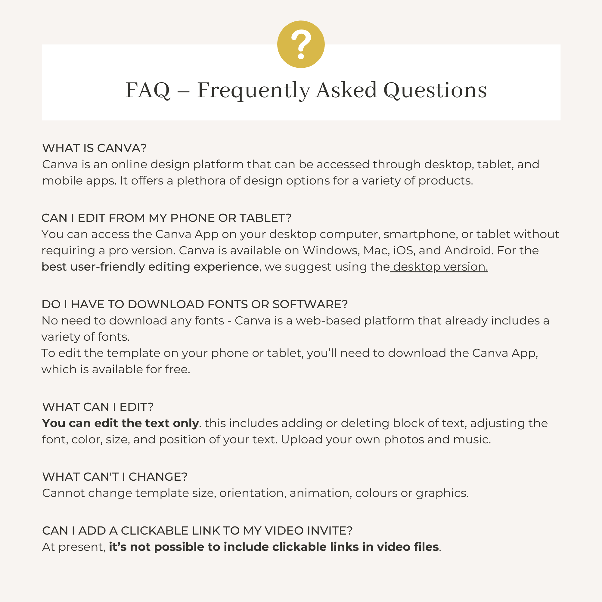 FIORELLA Romantic Wedding Invitation Video Template