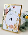 JUNE Wedding Table Numbers Printable