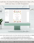 APRIL Couples Wedding Shower Invitation Template